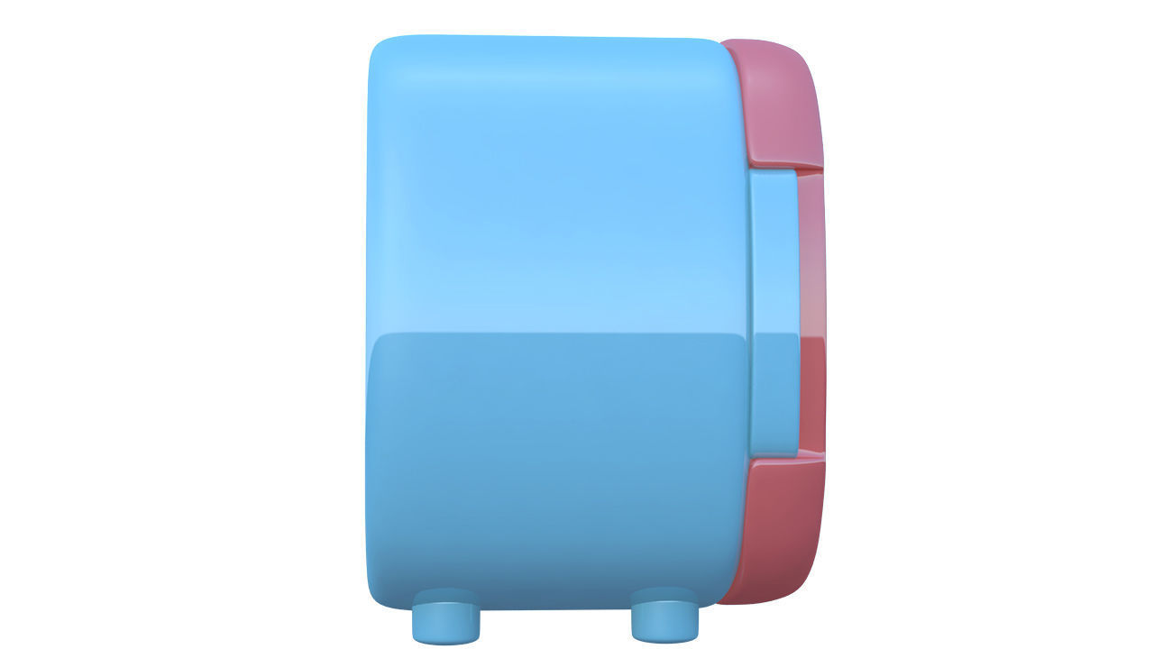 Microwave Cartoon 3D model_5