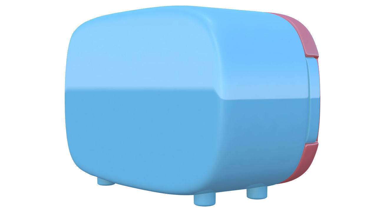 Microwave Cartoon 3D model_4