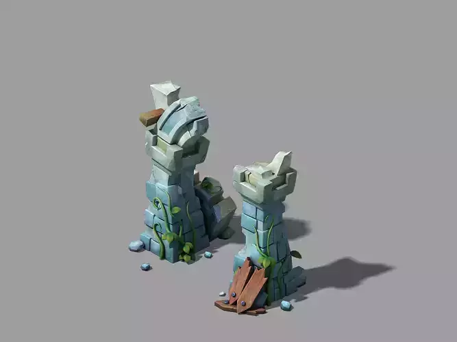 Game Cartoon - City - City Gate 04