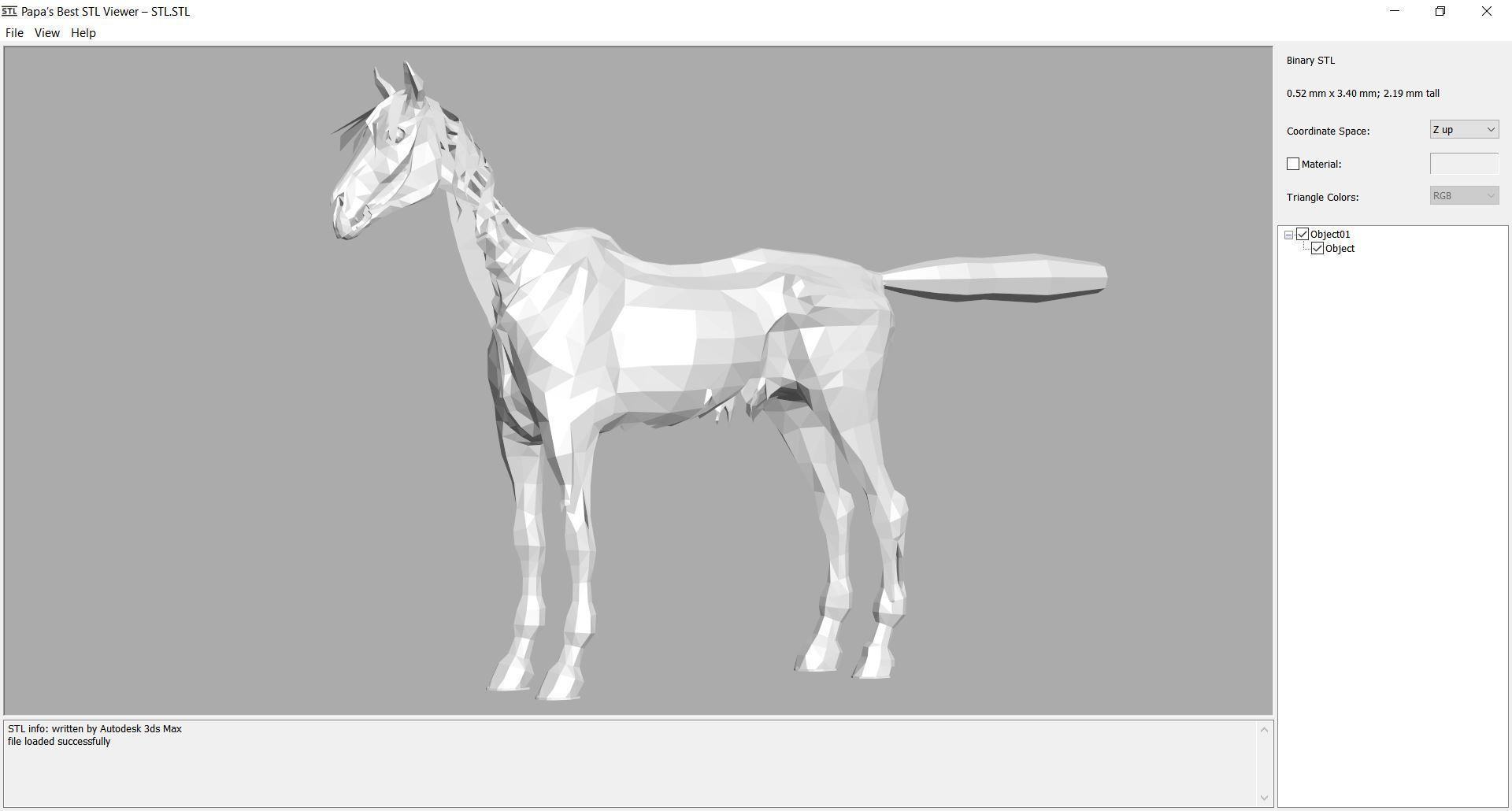 Horse - C2 3D model_7