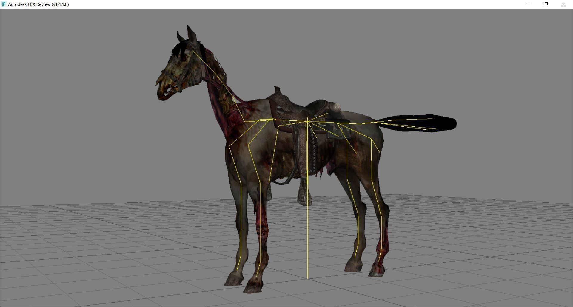 Horse - C3 3D model_6