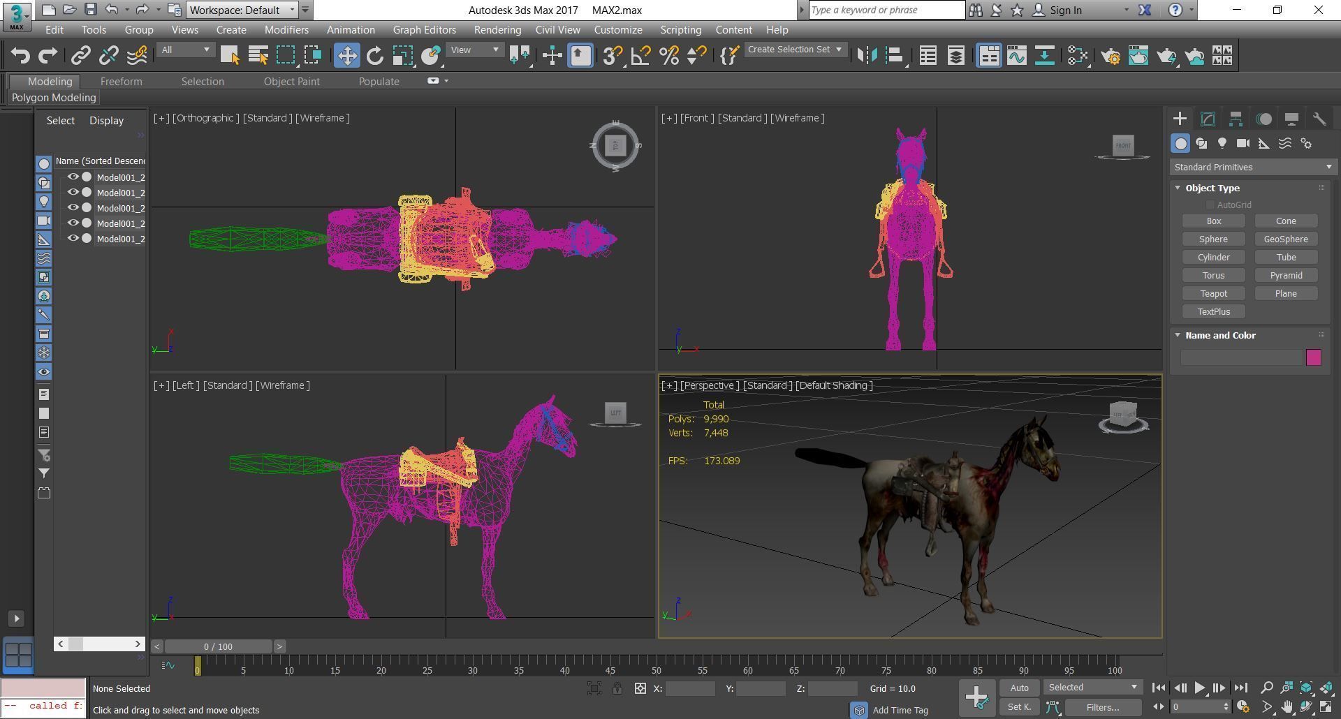 Horse - C3 3D model_3