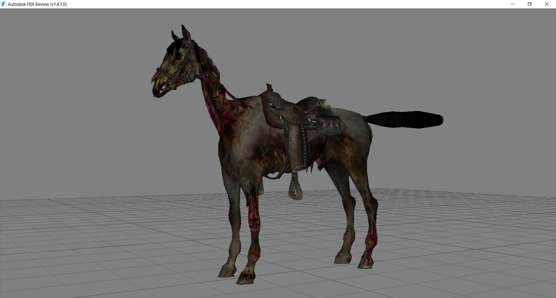 Horse - C3 3D model_5