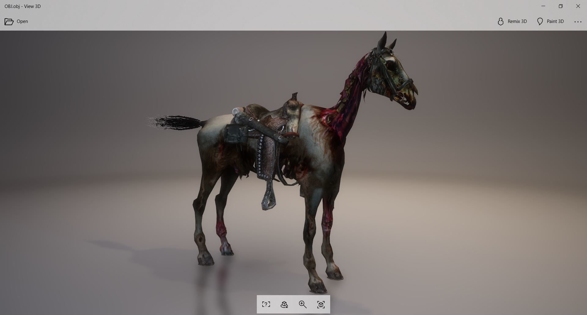 Horse - C3 3D model_4