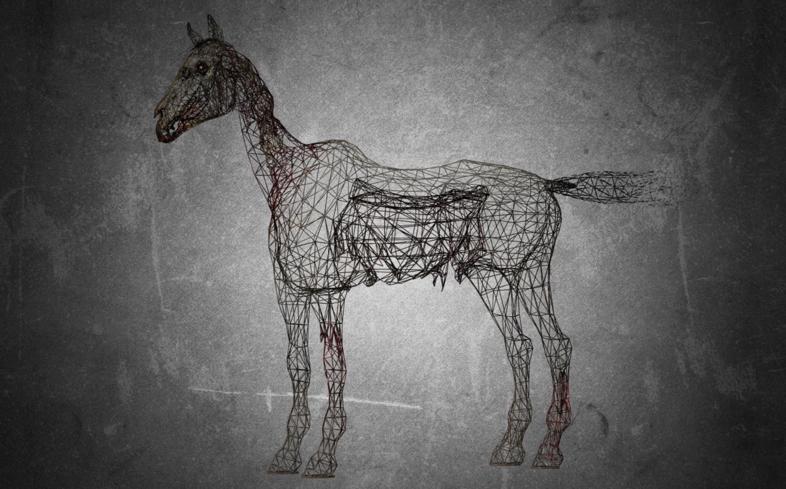 Horse - C4 3D model_9