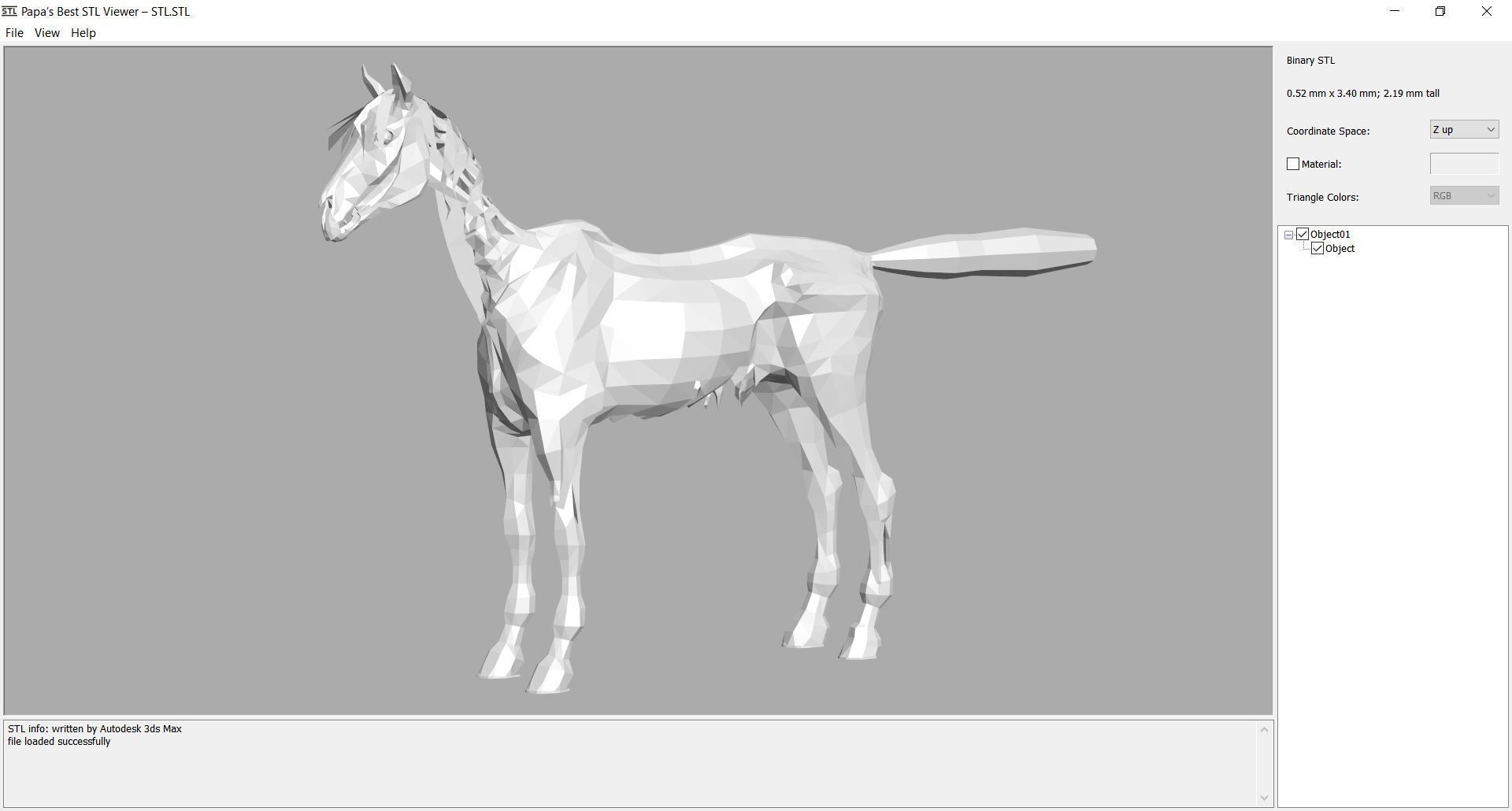 Horse - C4 3D model_7