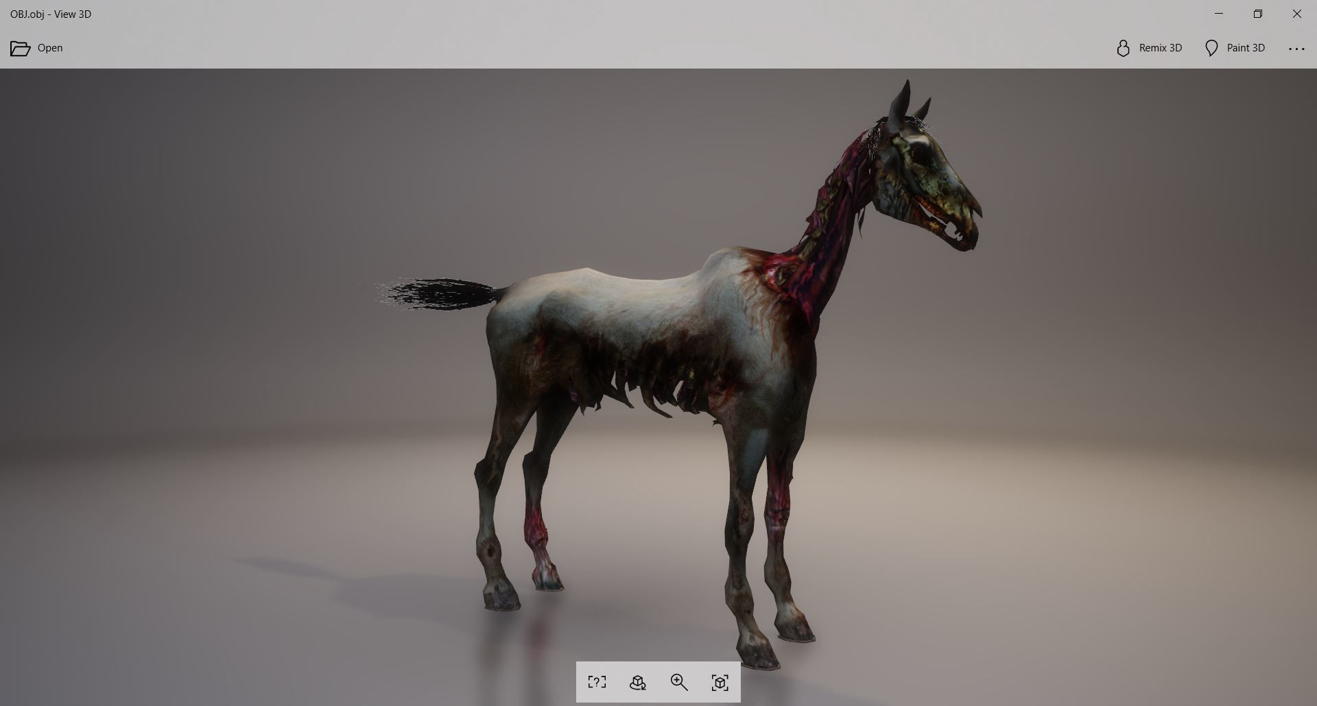 Horse - C4 3D model_4