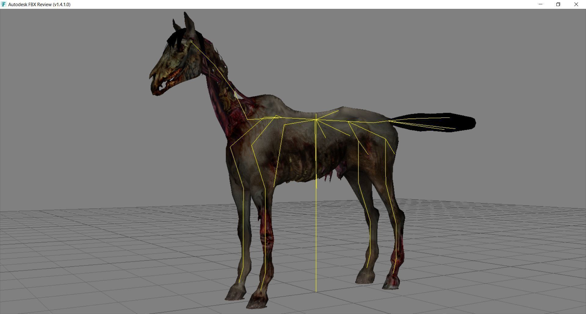 Horse - C4 3D model_6