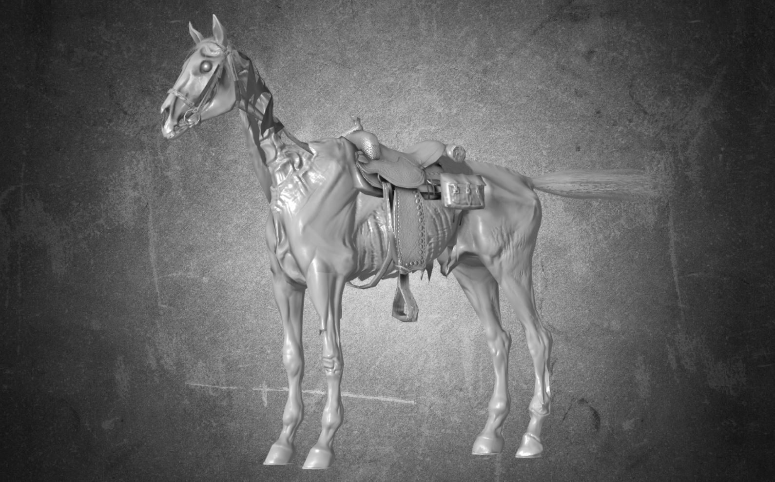 Horse Pack 03 - 6 MODEL 3D model_2