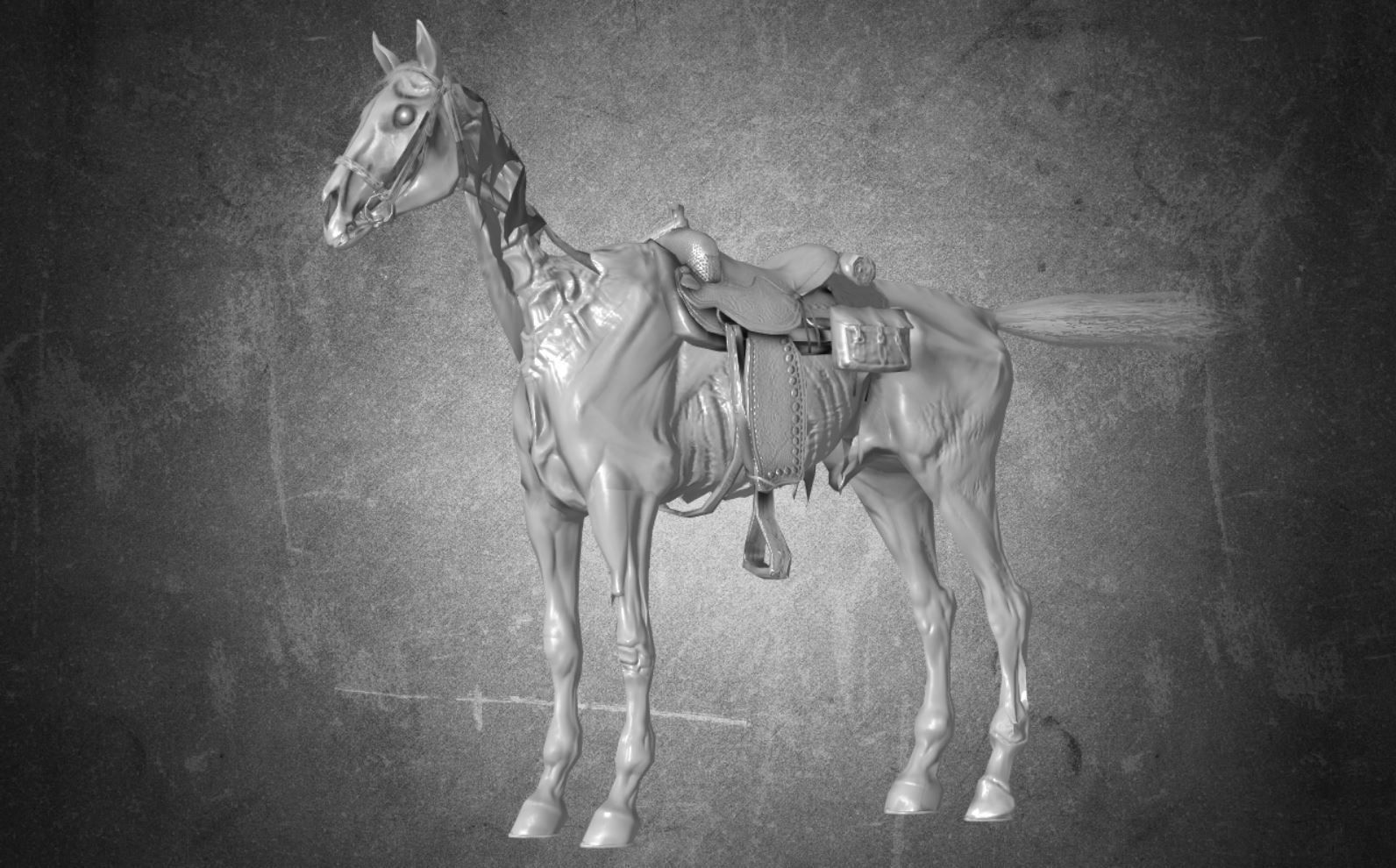 Horse Pack 03 - 6 MODEL 3D model_12