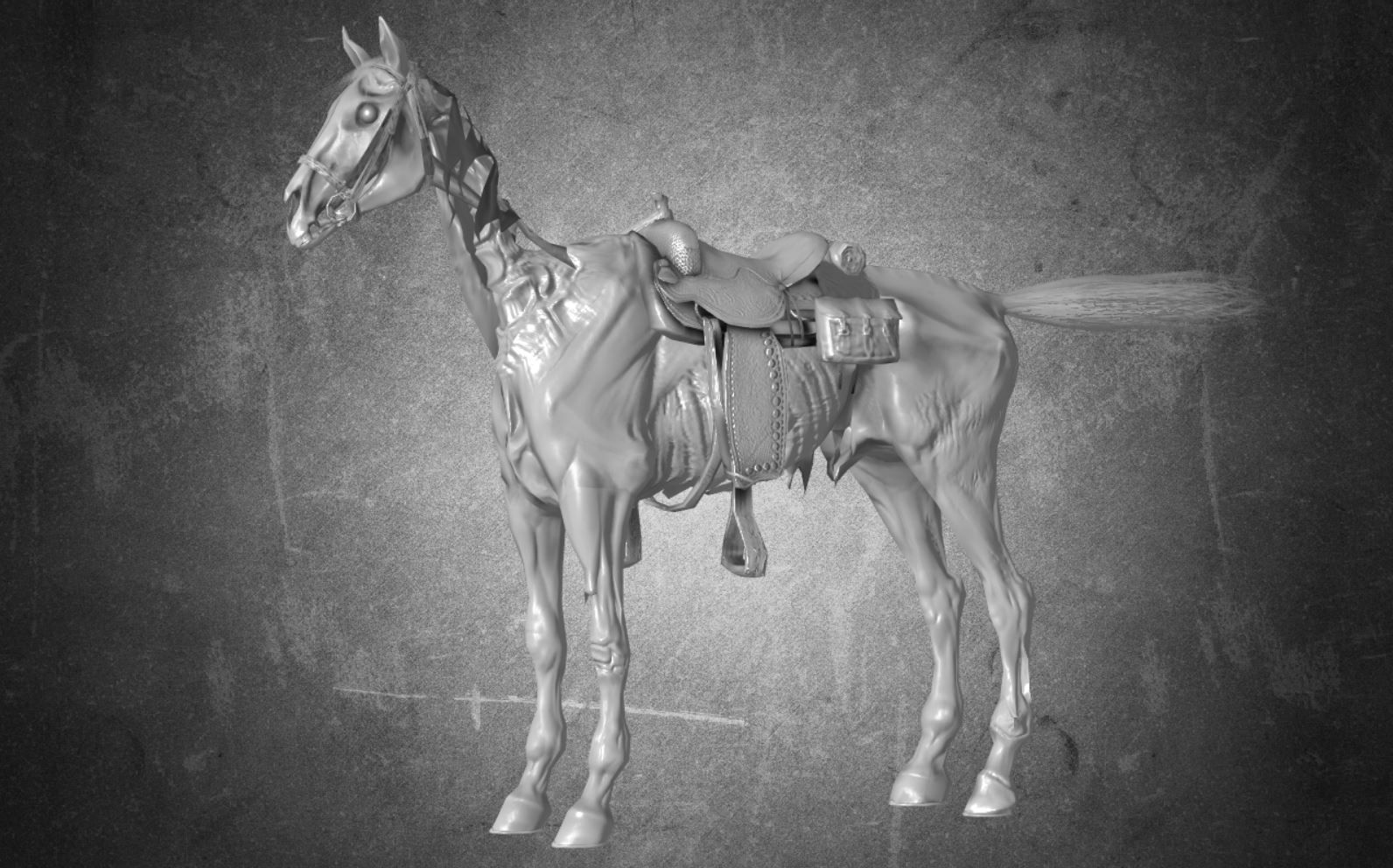 Horse Pack 03 - 6 MODEL 3D model_24