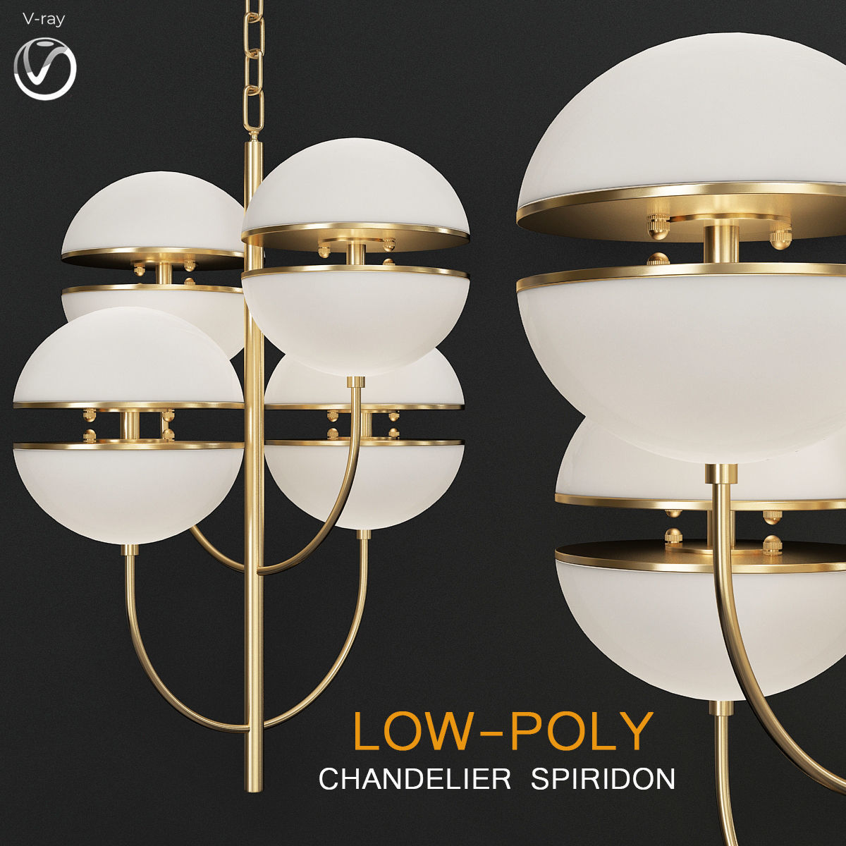 Chandeliers collection mega pack 100 models _102