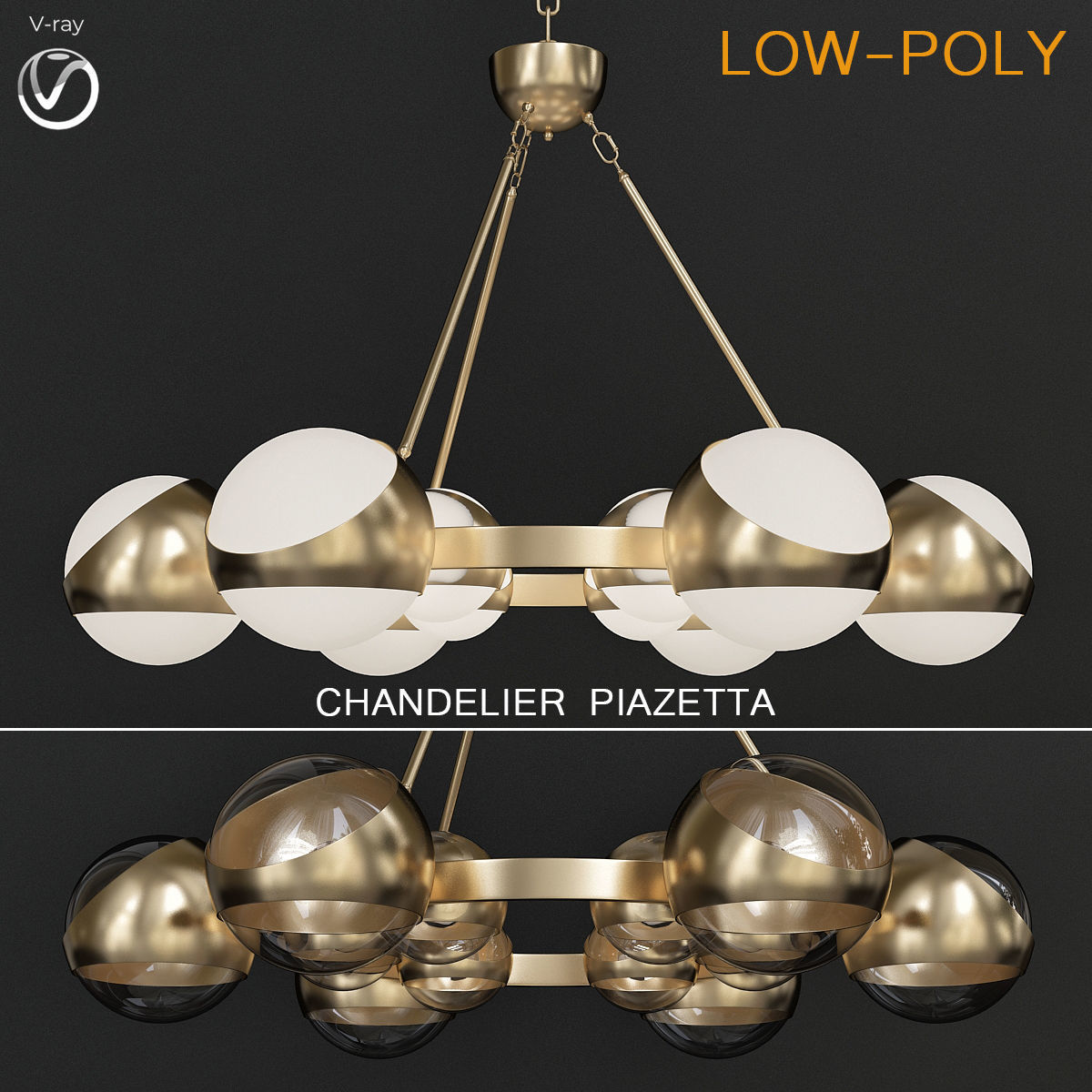 Chandeliers collection mega pack 100 models _117