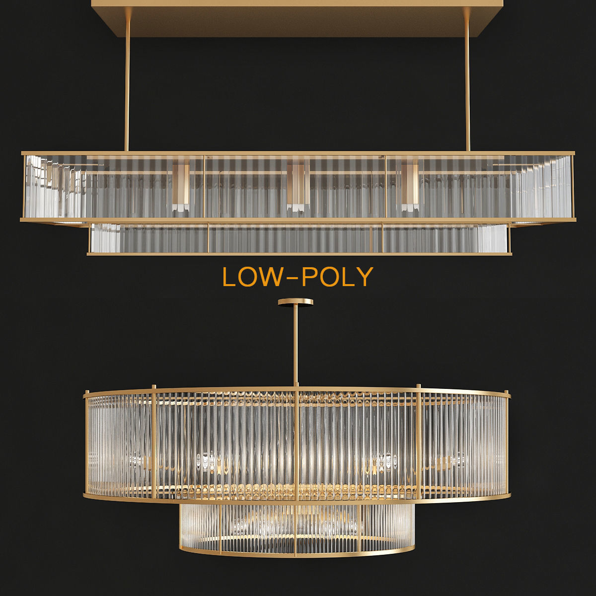 Chandeliers collection mega pack 100 models _93