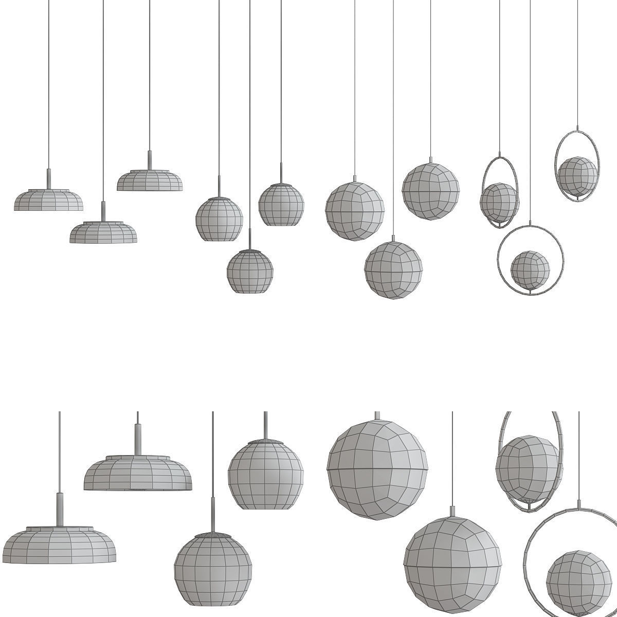 Chandeliers collection mega pack 100 models _186