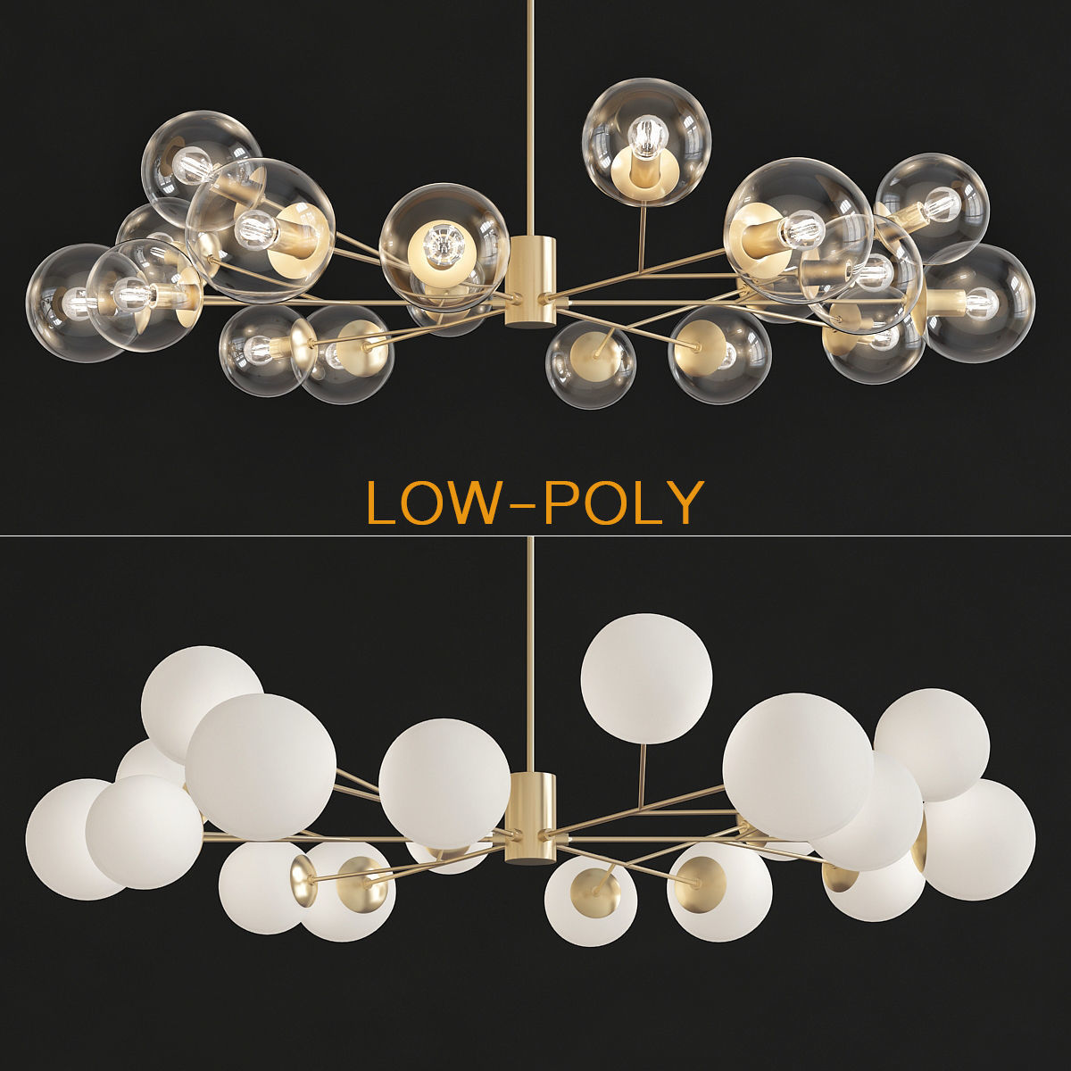 Chandeliers collection mega pack 100 models _11