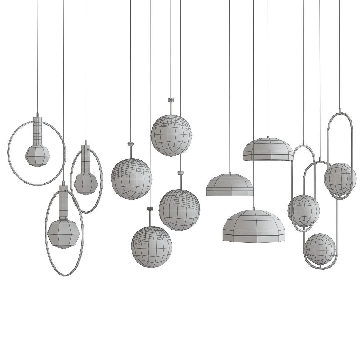 Chandeliers collection mega pack 100 models _129