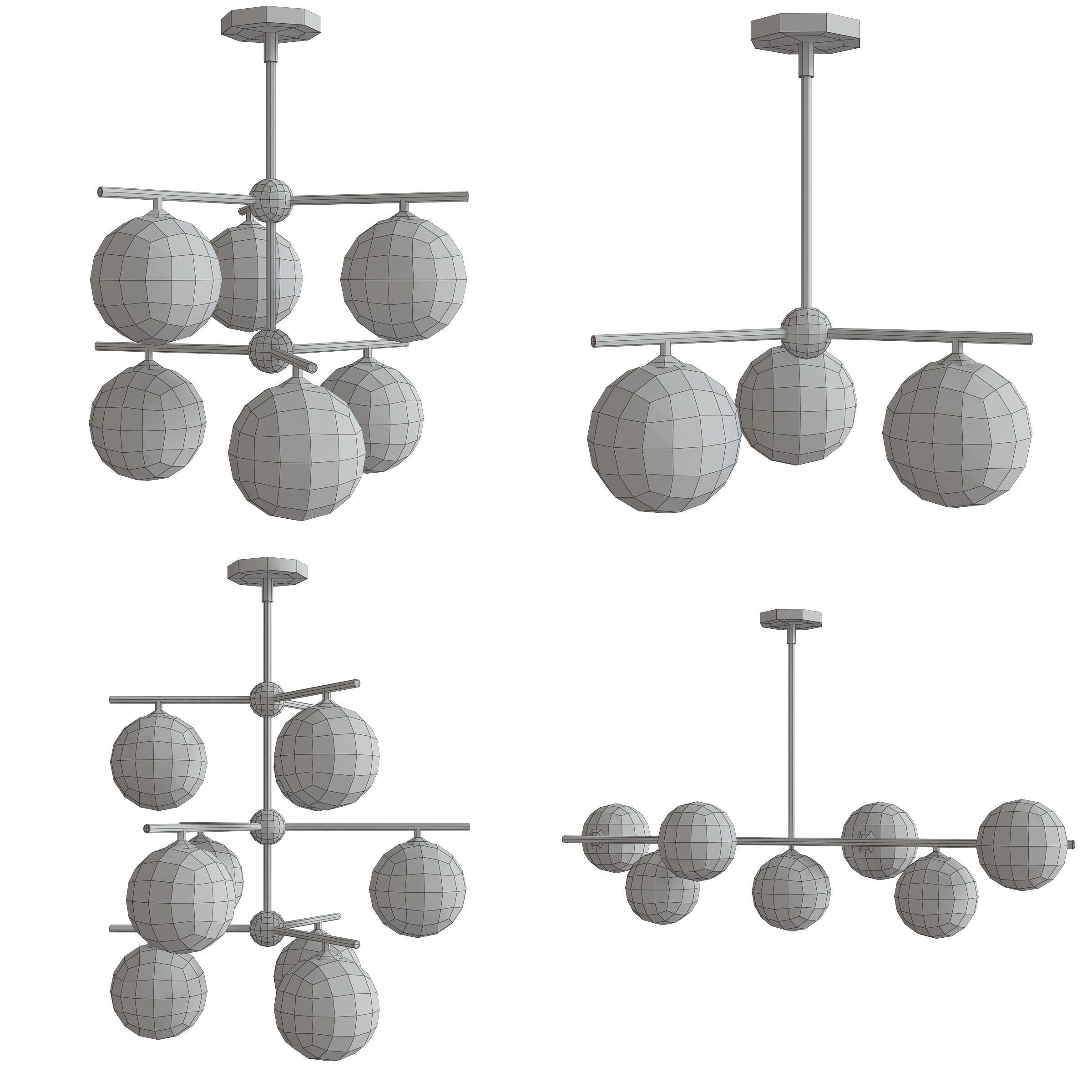 Chandeliers collection mega pack 100 models _128