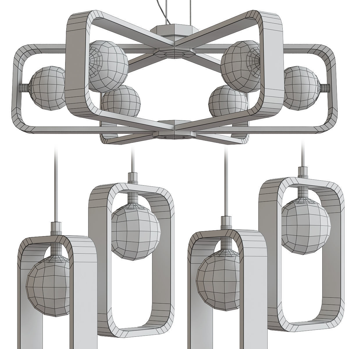 Chandeliers collection mega pack 100 models _125