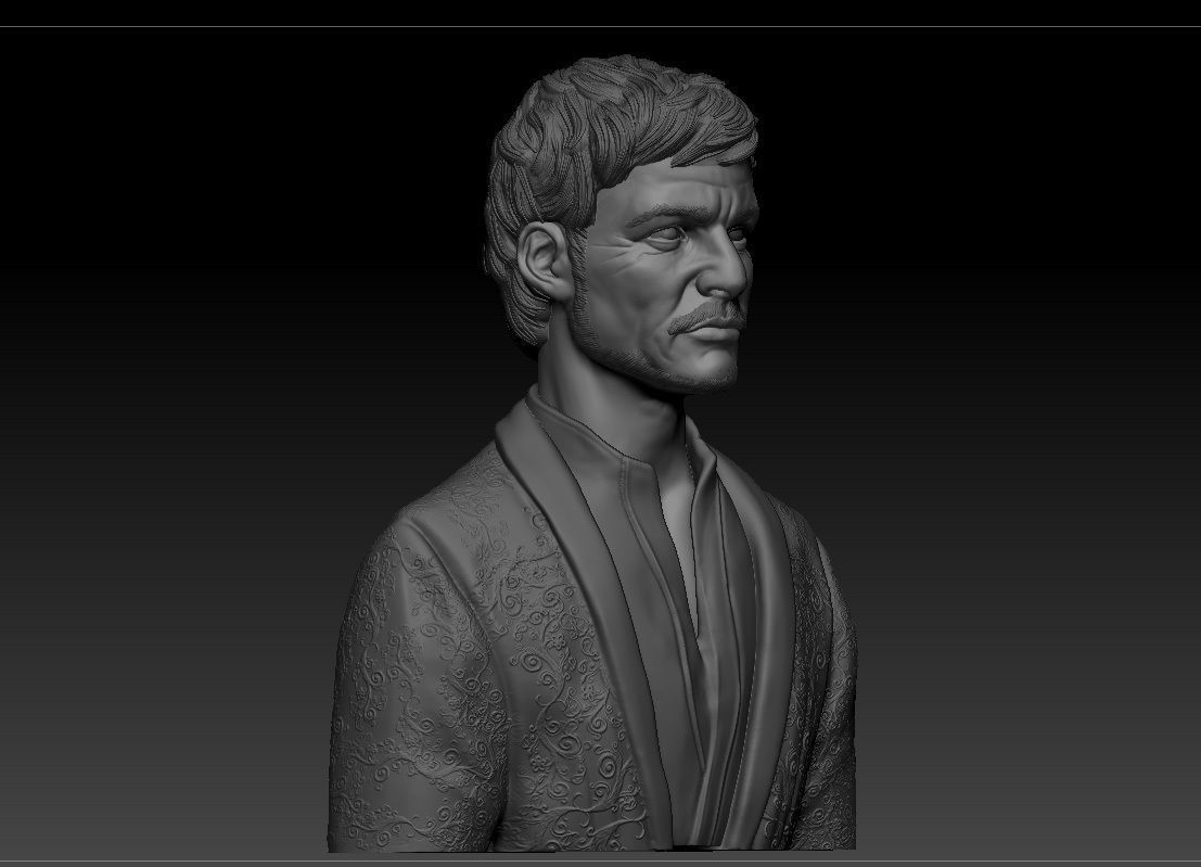 Pedro Pascal -  Oberyn Martell - Game Of Thrones 3D print model_4