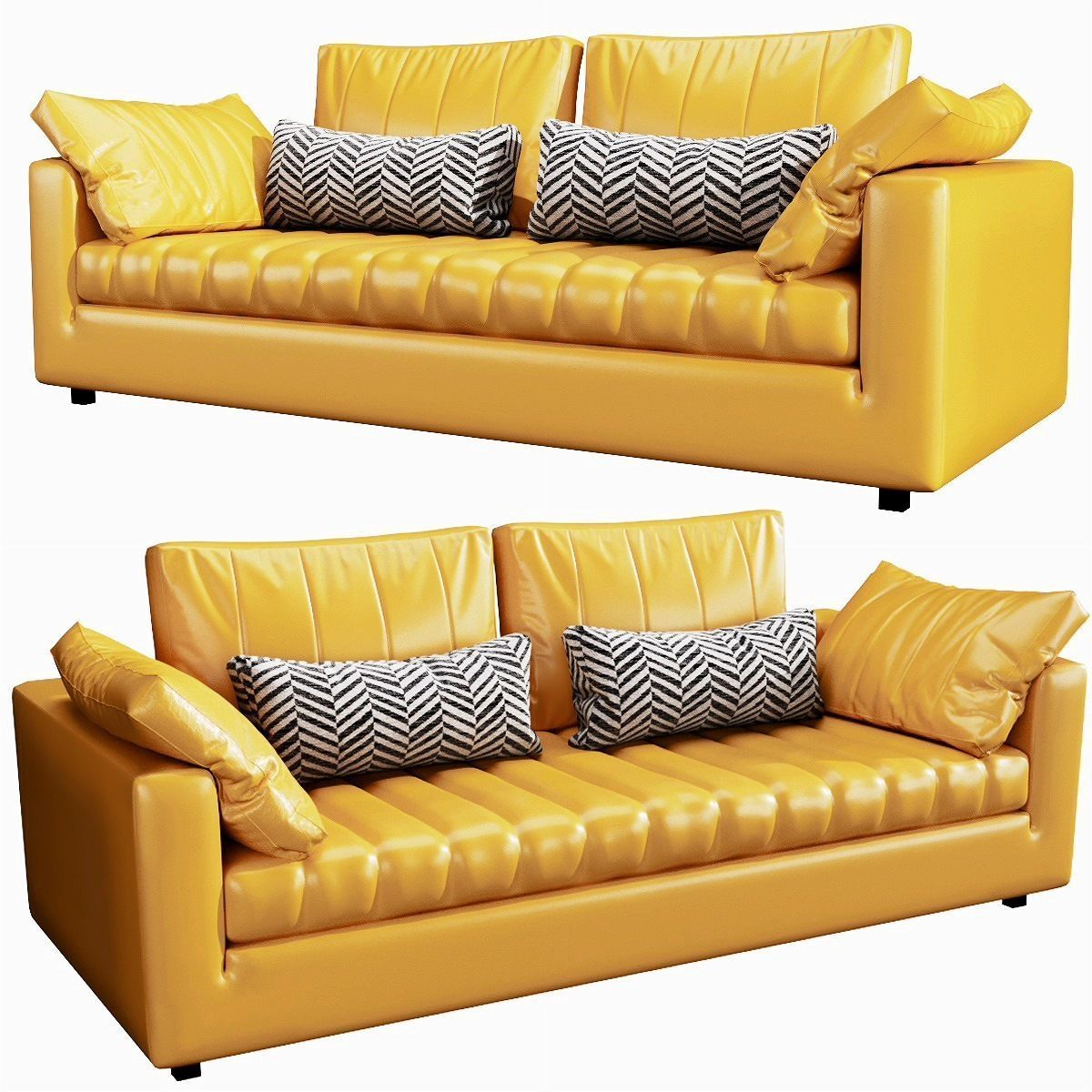 Linteloo Moreno 3 Seater 3D model_2