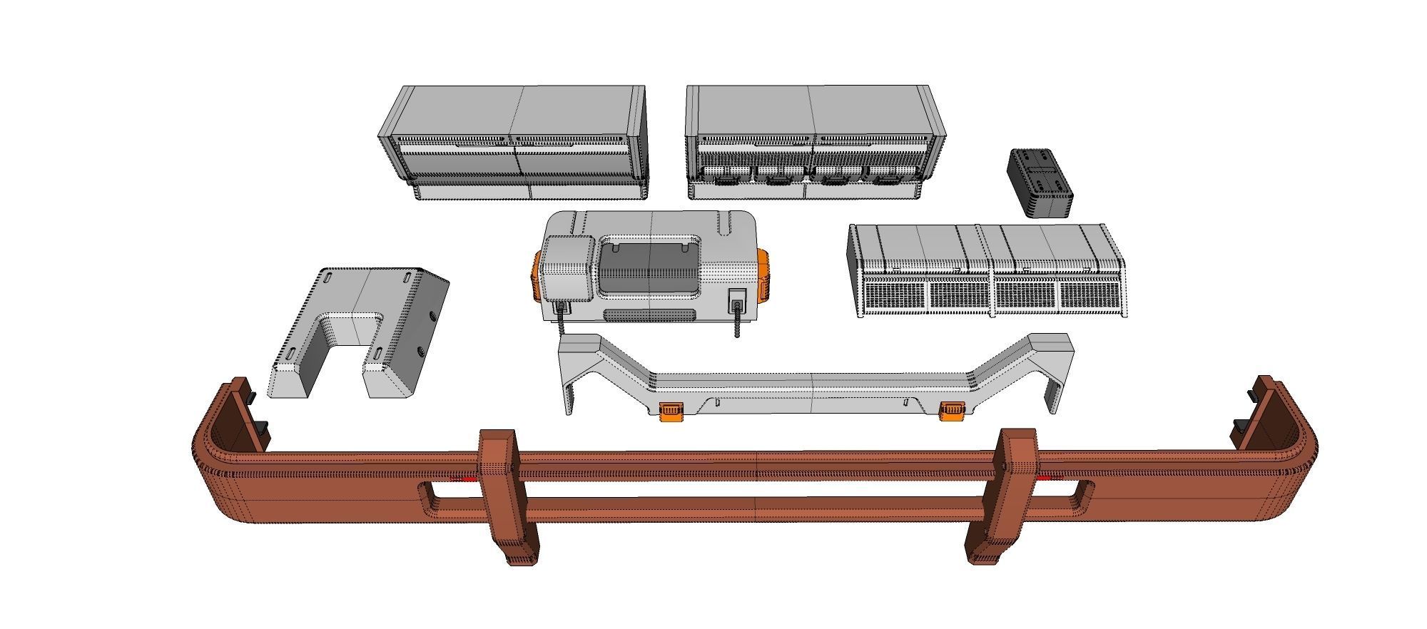 Sci-Fi architecture Elements collection 17 3D model_19