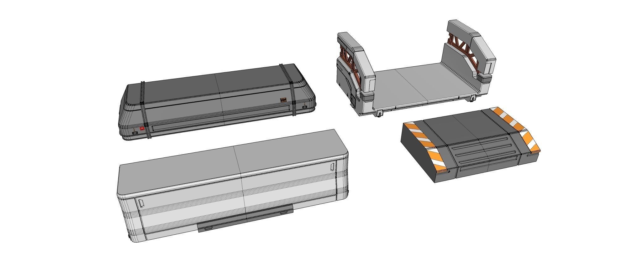 Sci-Fi architecture Elements collection 17 3D model_23