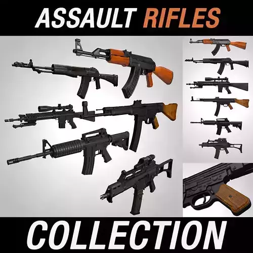 Rifles Collection Army Weapons