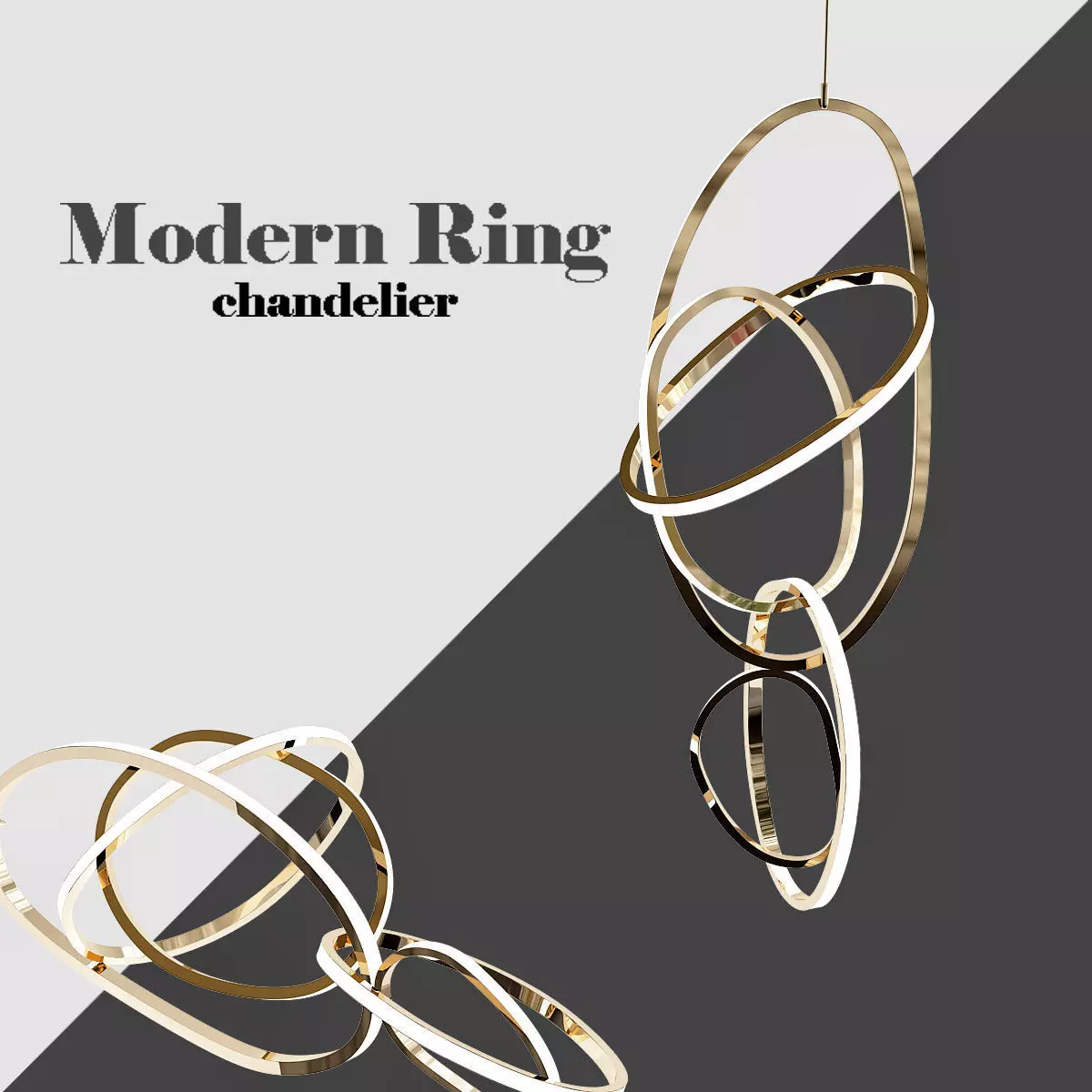 Modern Best Chandelier 3D model