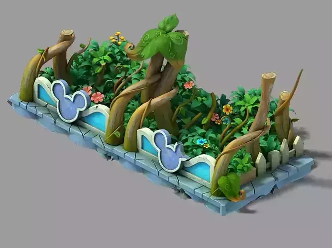 GameCartoon - City - City Wall 03