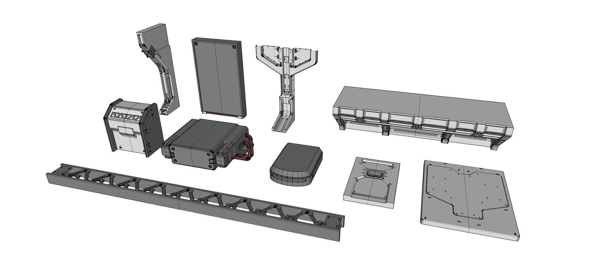 Sci-Fi architecture Elements collection 19 3D model_25