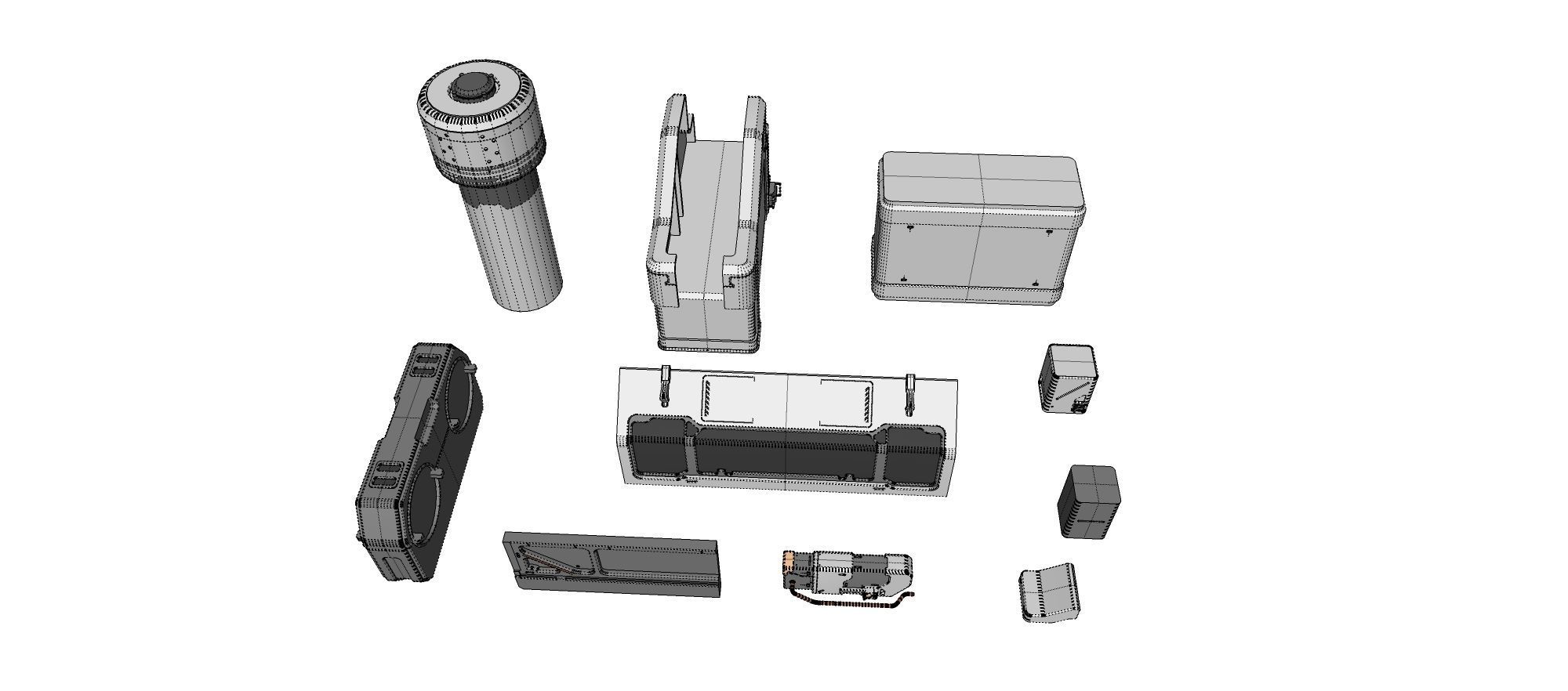 Sci-Fi architecture Elements collection 19 3D model_18