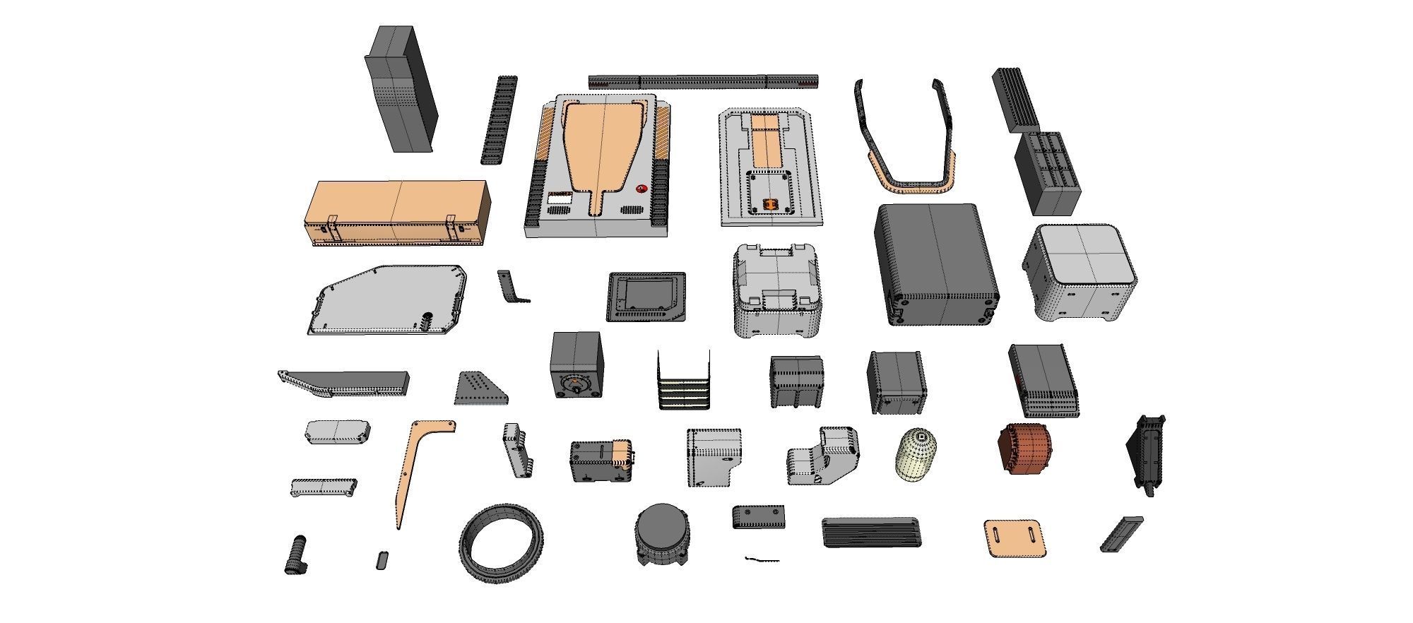 Sci-Fi architecture Elements collection 19 3D model_26