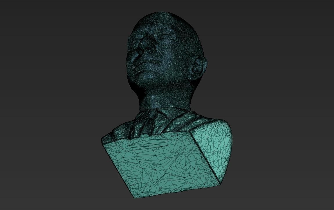 Jeff Bezos bust 3D printing ready stl obj formats 3D print model_26