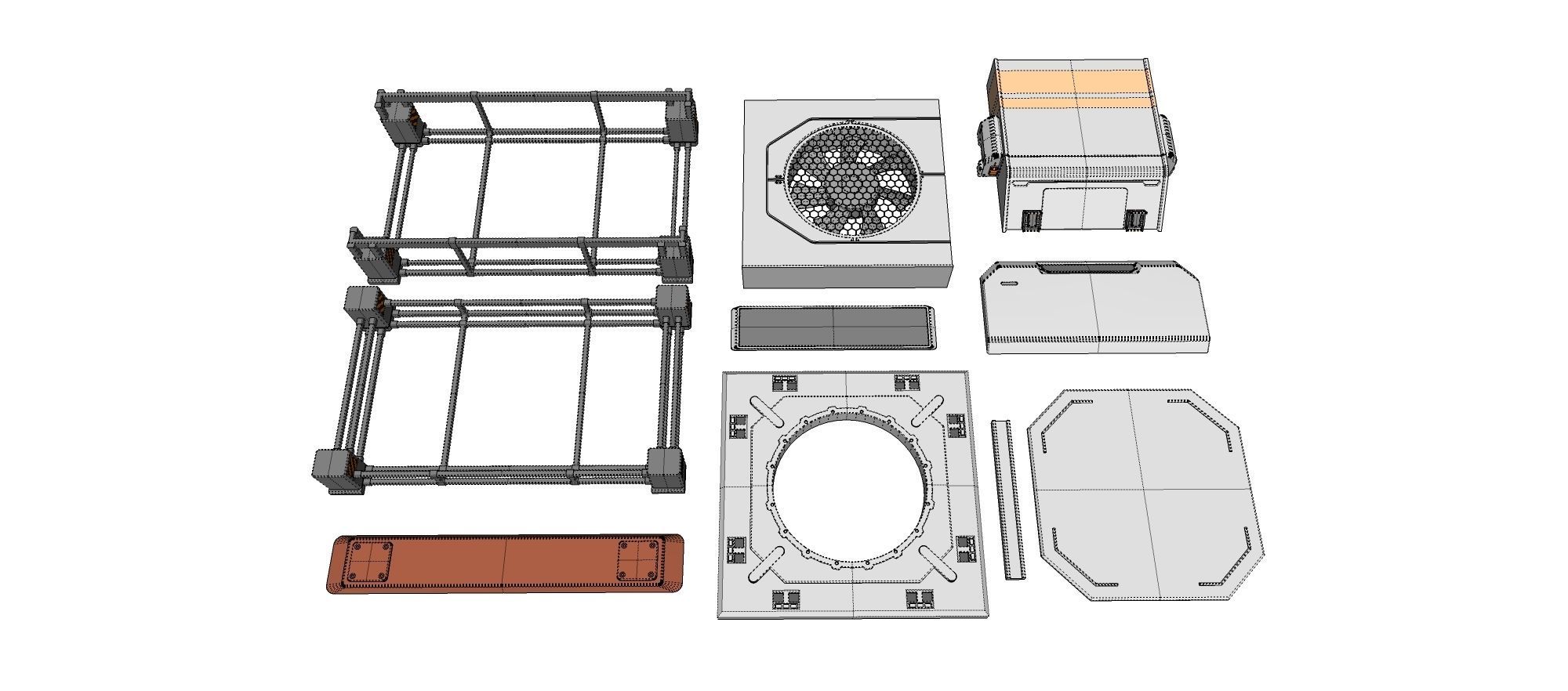 Sci-Fi architecture Elements collection 20 3D model_27