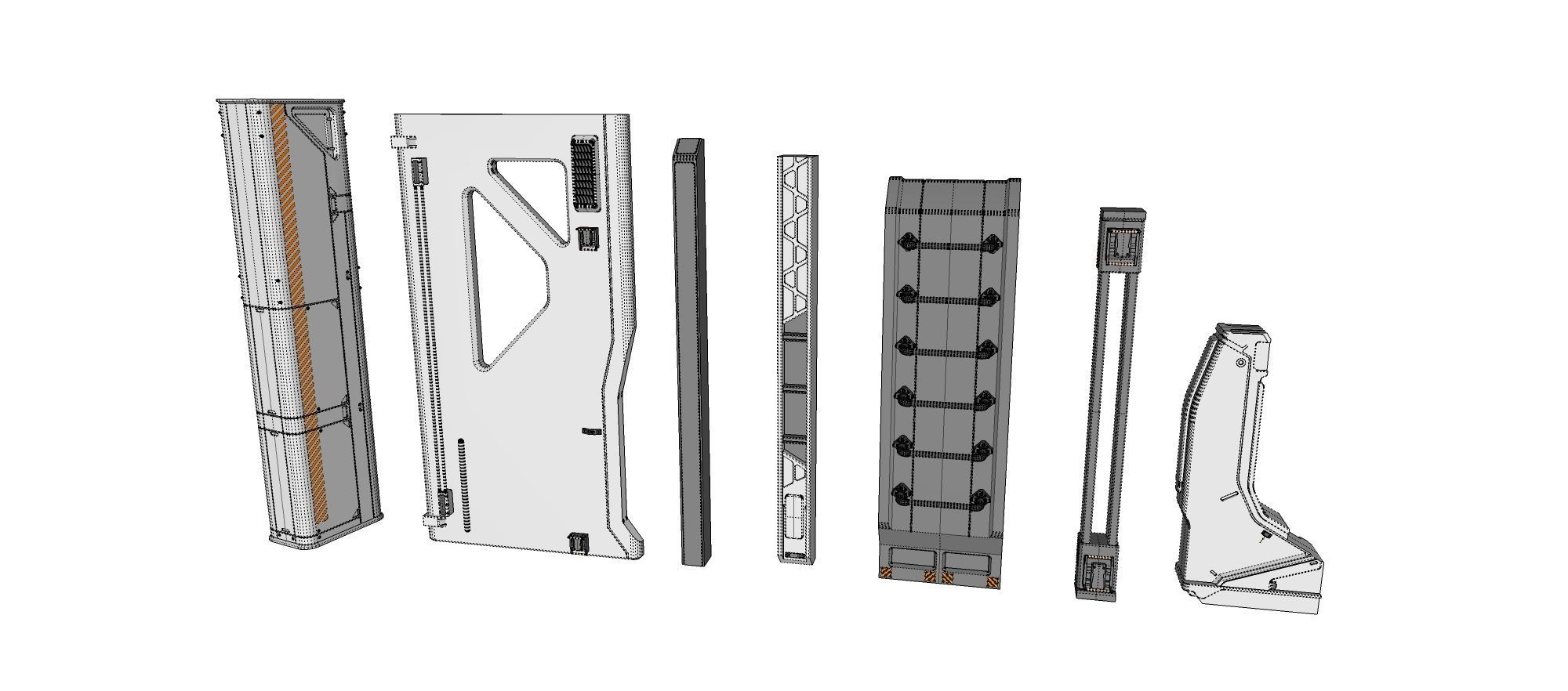Sci-Fi architecture Elements collection 20 3D model_21