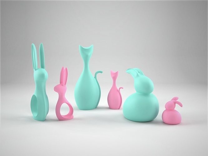 Decorative set 3D model