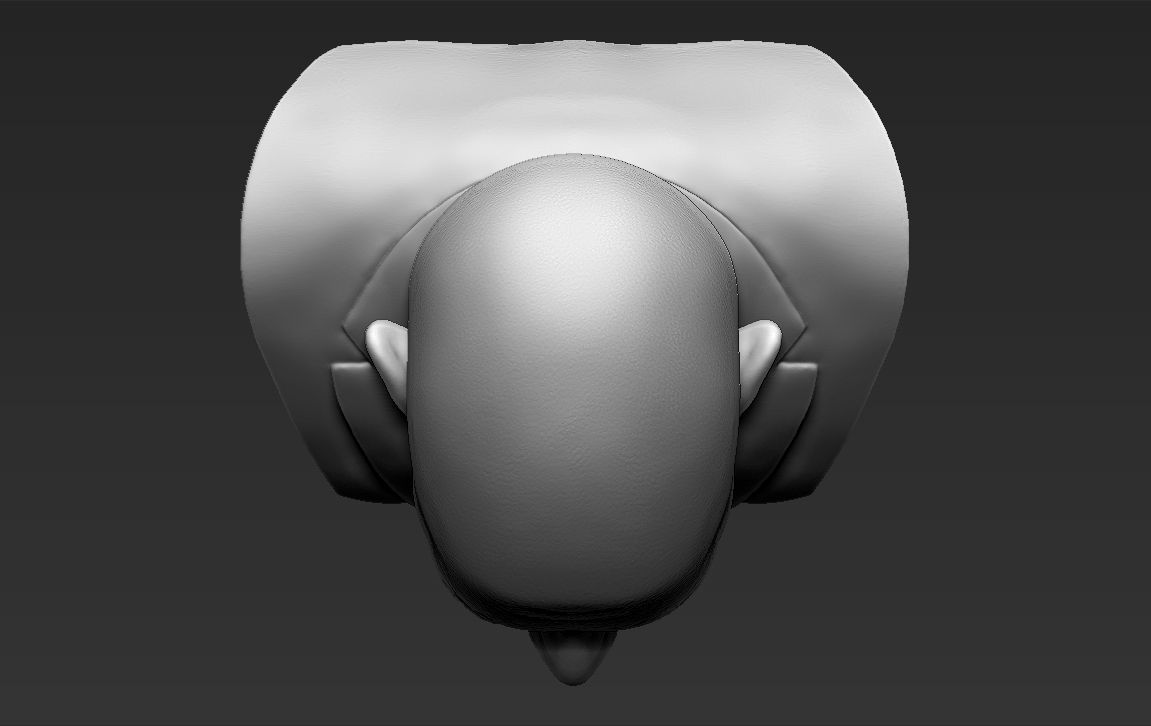 Jeff Bezos bust ready for full color 3D printing 3D print model_38