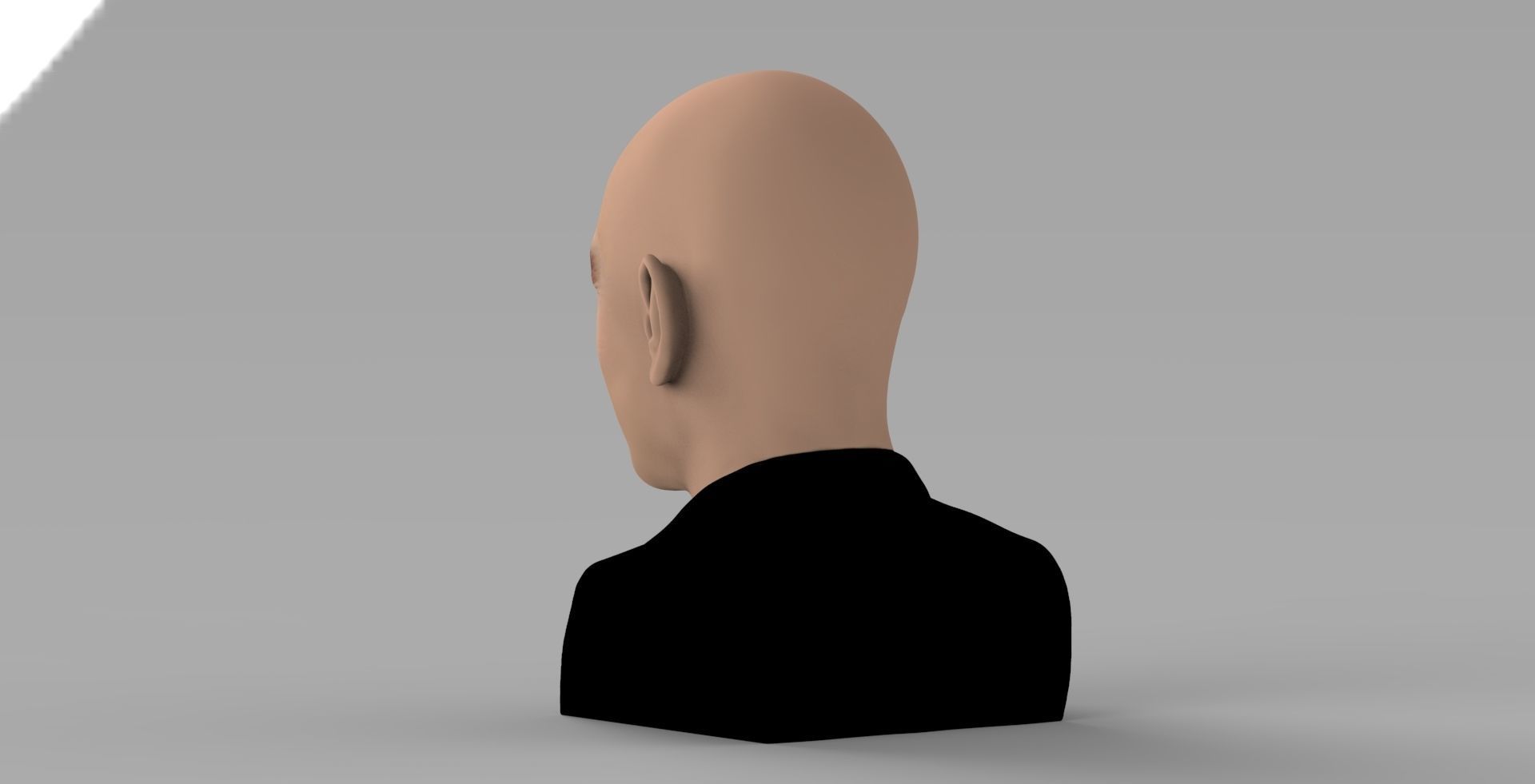 Jeff Bezos bust ready for full color 3D printing 3D print model_4