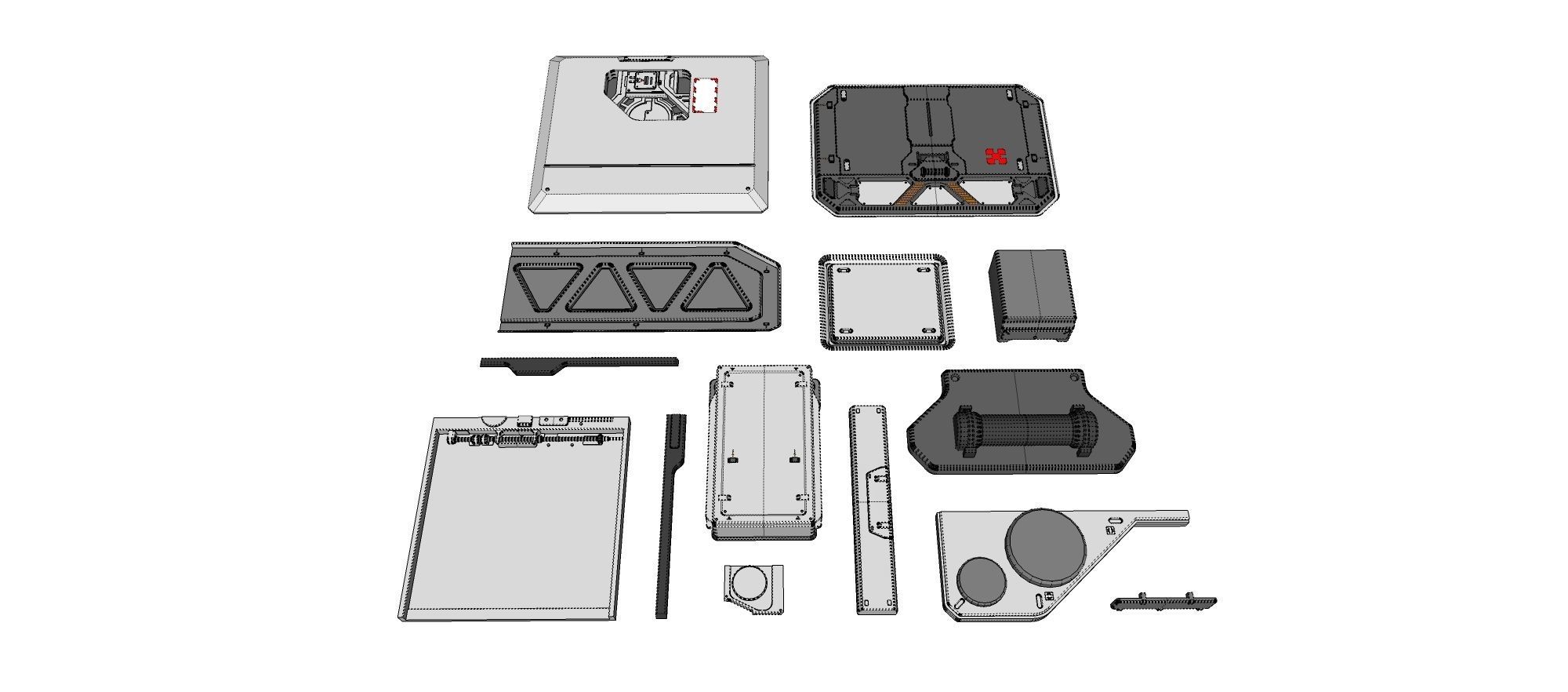 Sci-Fi architecture Elements collection 21 3D model_16