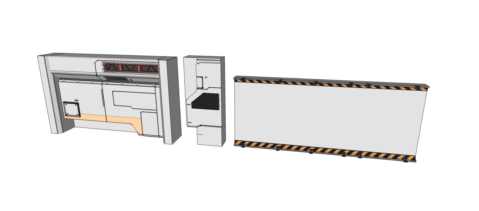 Sci-Fi architecture Elements collection 21 3D model_28