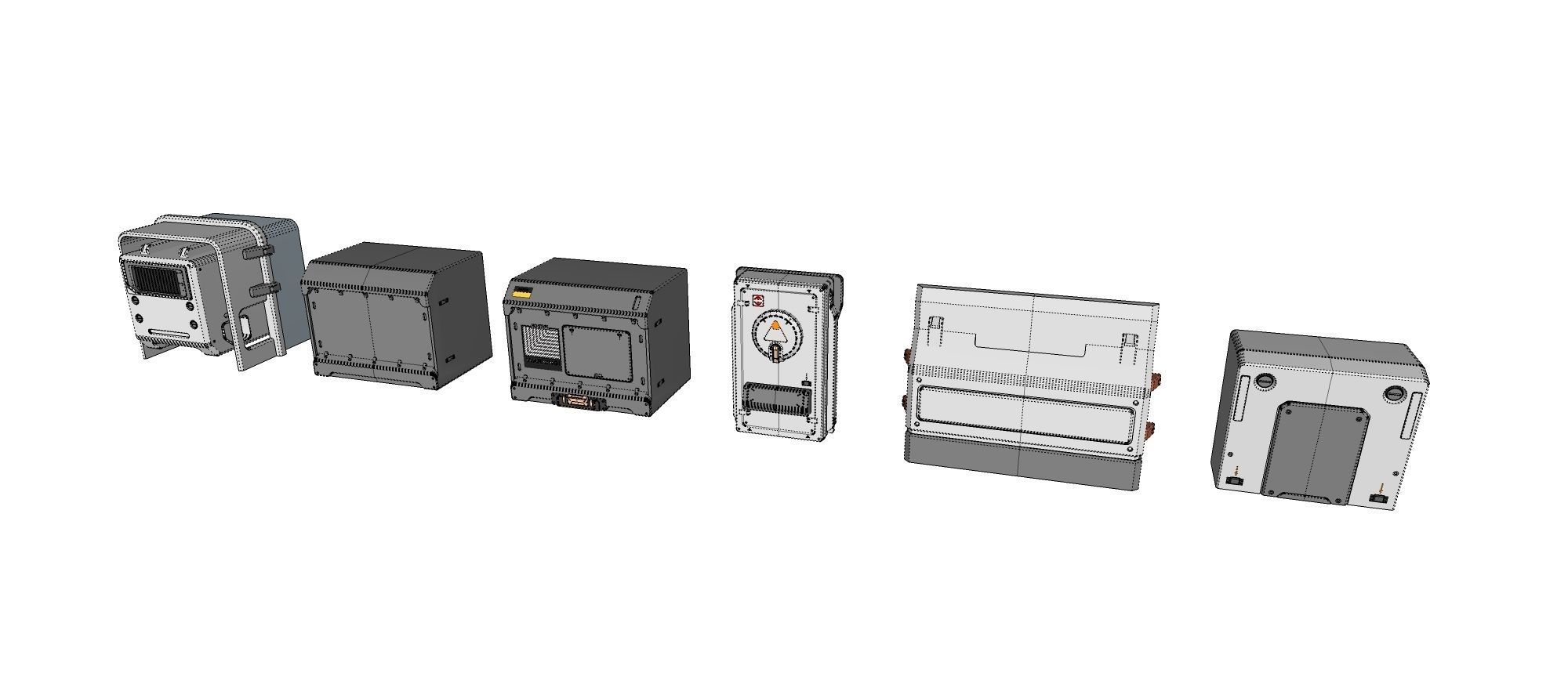 Sci-Fi architecture Elements collection 21 3D model_24