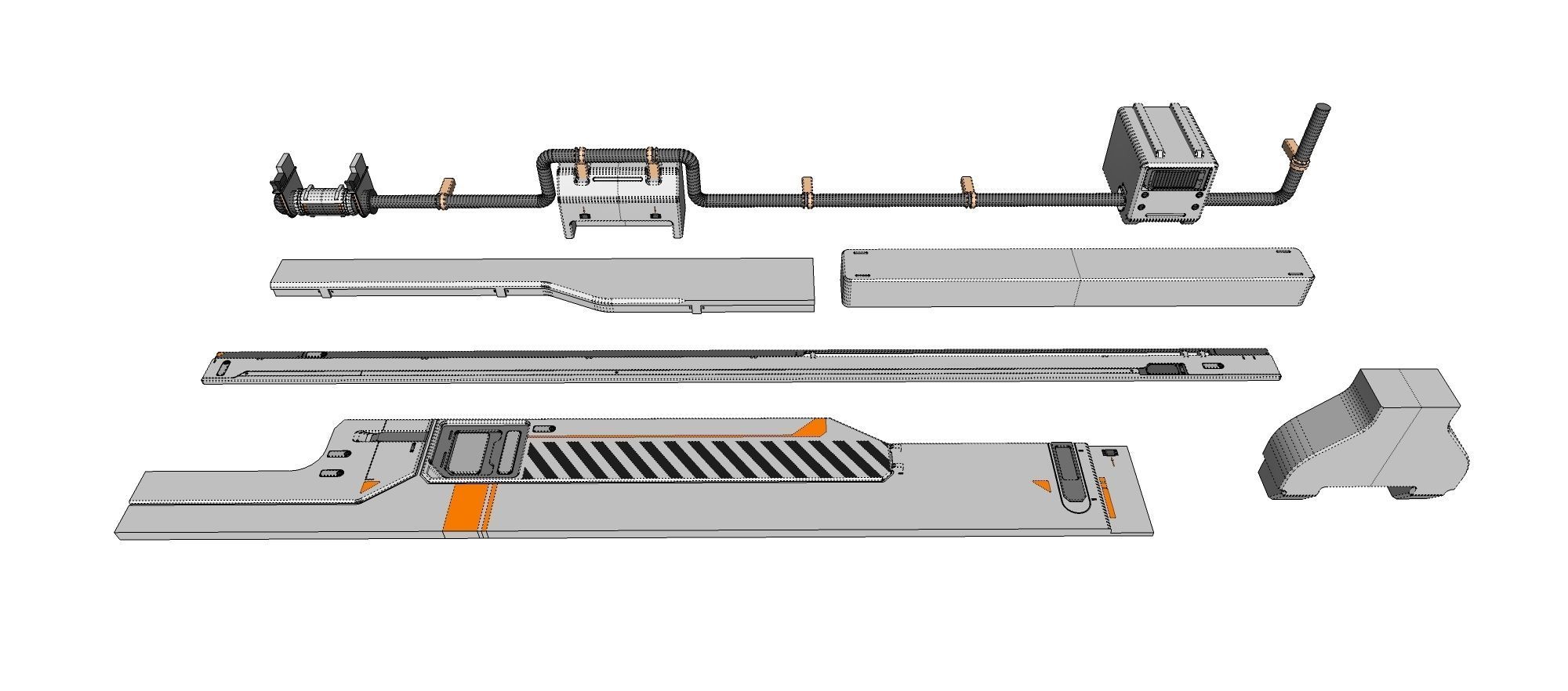 Sci-Fi architecture Elements collection 21 3D model_23