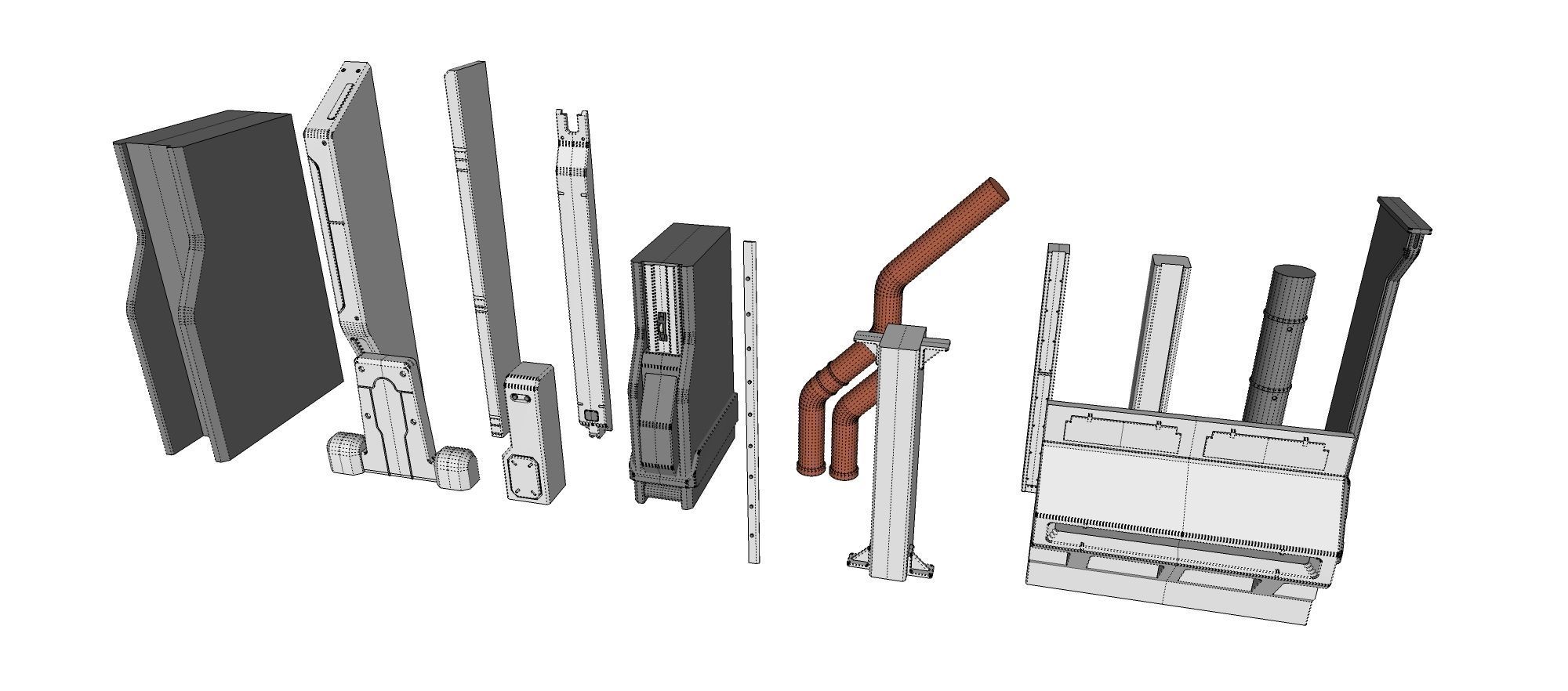 Sci-Fi architecture Elements collection 21 3D model_20