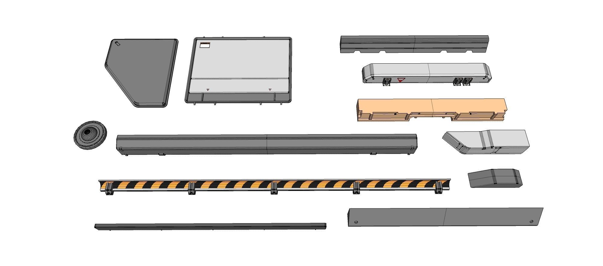 Sci-Fi architecture Elements collection 21 3D model_26