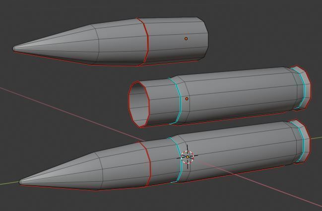 Futuristic Assault Rifle Low-poly 3D model_17
