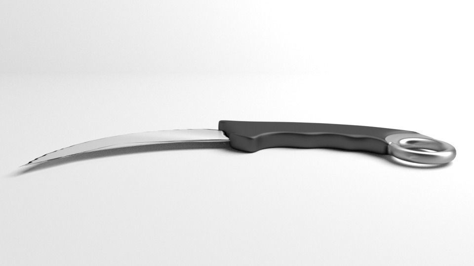 Karambit Knife 1 3D model_1