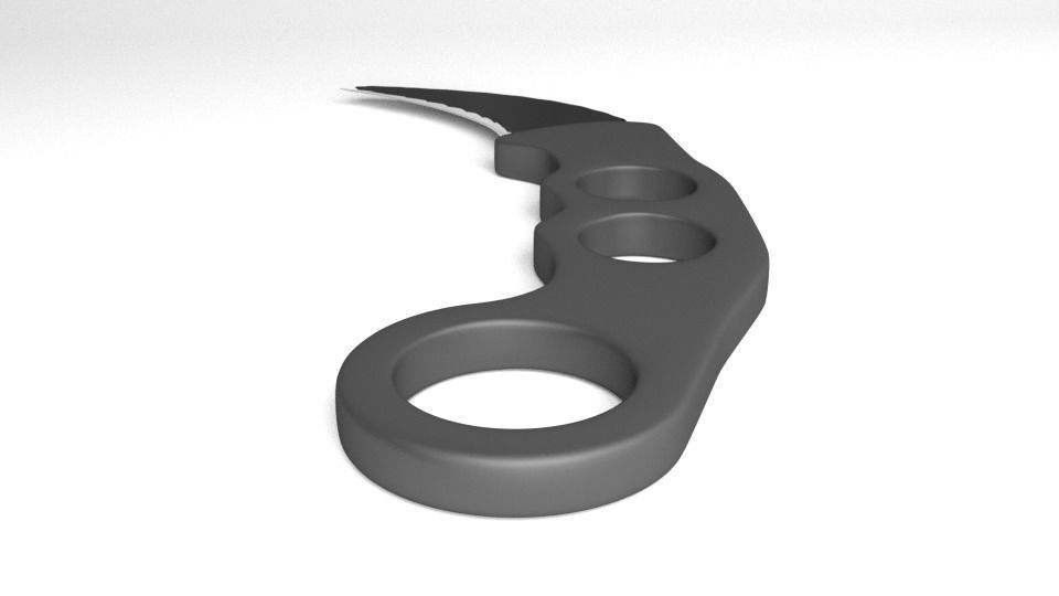Karambit Knife 2 3D model_3