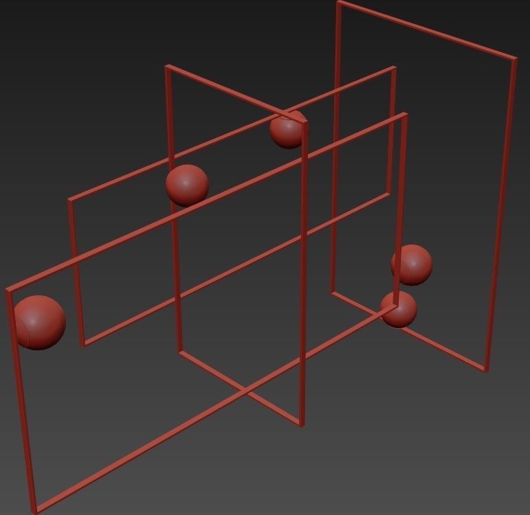 Mondrian Glass Ceiling by Venicem 3D model_1