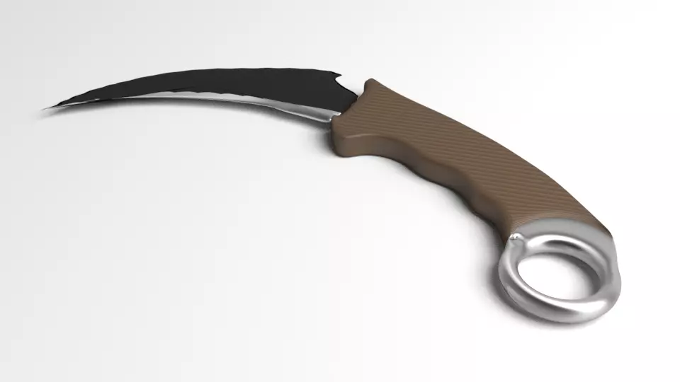 Karambit Knife 5 3D model_0